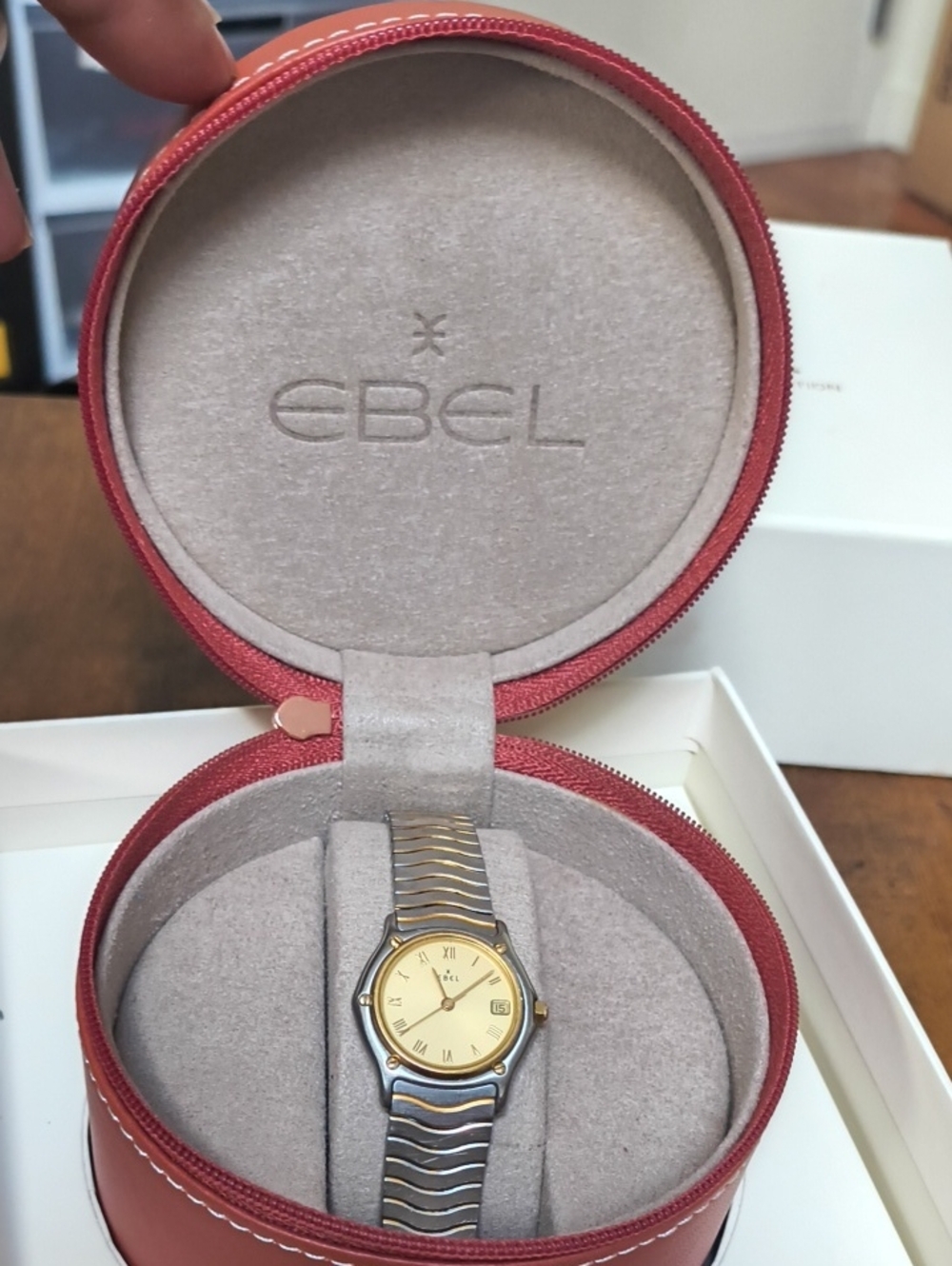 Ebel Two-Tone Gold & Silver Ladies' Stainless Steel Watch